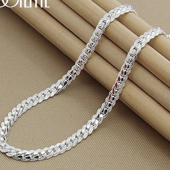 925 Sterling Silver 6mm Full Sideways Neck… - Picture 3 of 6